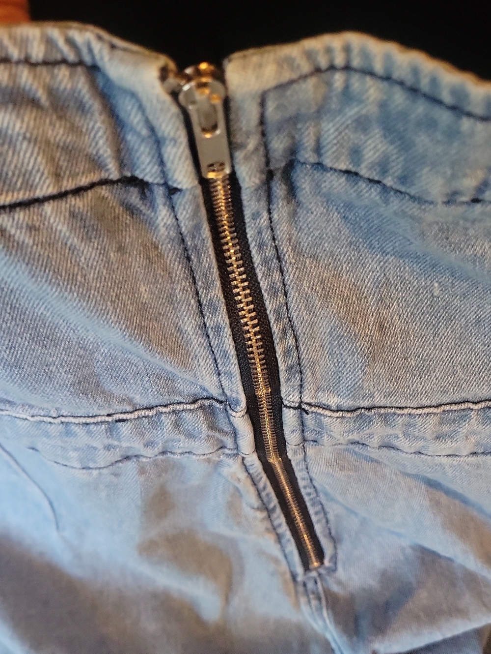 Light Blue Denim  Jumper - Picture 7 of 8